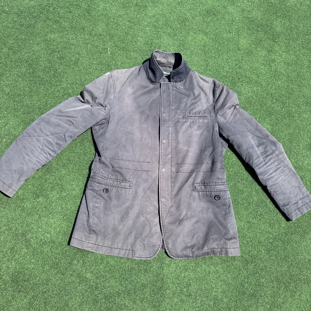 Rodd & Gunn Jacket Armitage Work Coat Womens Size M Black Wax Harrington